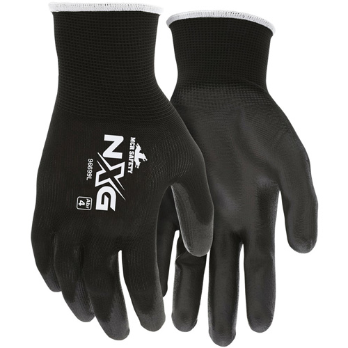 Coated Gloves, Large, Polyurethane Coating, 13 Gauge, Nylon Shell Absolute Business Supply