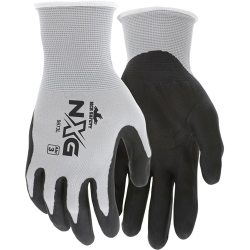 NXG&reg; Coated Gloves, Large, Foam Nitrile Coating, 13 Gauge, Nylon Shell Absolute Business Supply