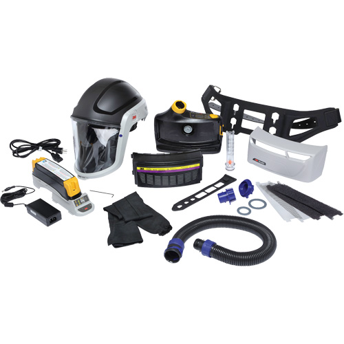 Versaflo TR Series Heavy Industry PAPR Kit, Hard Hat & Faceshield, Lithium-Ion Battery Absolute Business Supply