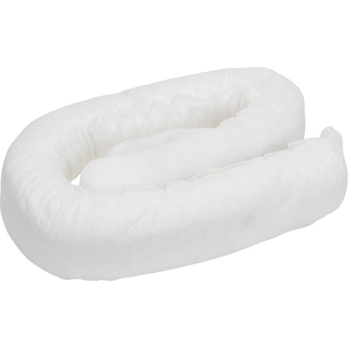 Remblais tubulaires, Huile seulement, Absorption 30 gal., 3" la x 4' lo, Pqt de 40 Absolute Business Supply