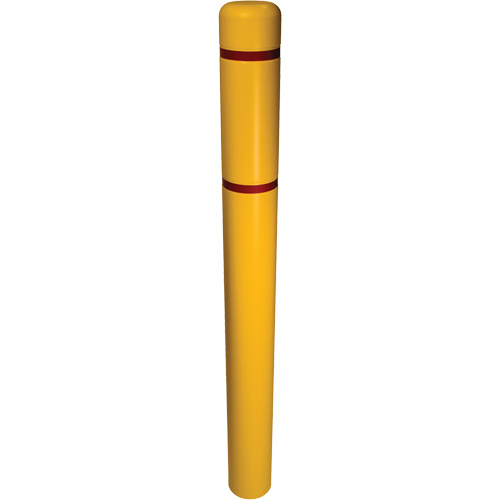 Bollard Cover, 6" Dia. x 52" L, Yellow Absolute Business Supply