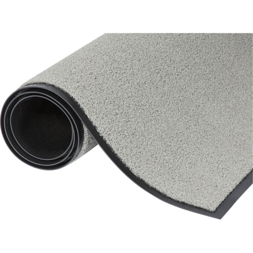 Jasper Entrance Mats, Wiper/Scraper, 2' x 3' x 5/16", Grey Absolute Business Supply