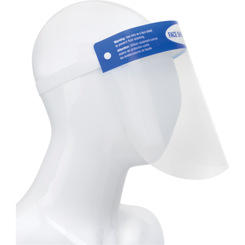 Disposable Faceshield with Head Gear, PET Absolute Business Supply