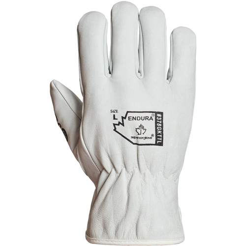 Endura&reg; Winter-Lined Driver Gloves, X-Large, Grain Goatskin Palm, Thinsulate Inner Lining Absolute Business Supply