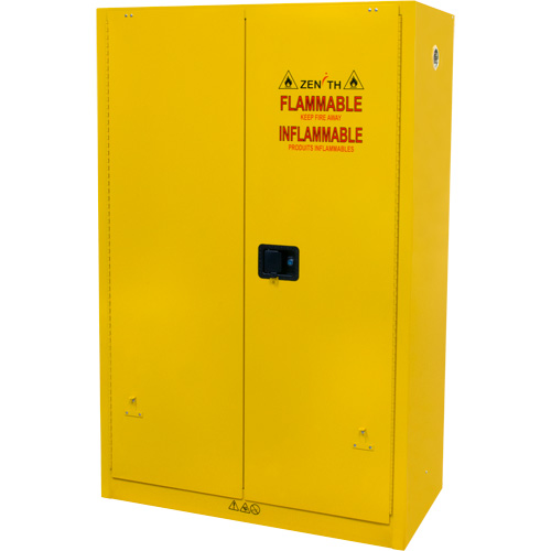 Armoire pour produits inflammables, 45 gal., 2 Porte(s), 43" La x 65" h x 18" p Absolute Business Supply