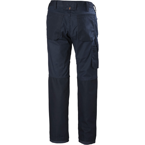 Pantalons d'entretien Oxford, Poly-coton, Bleu marin, Taille 30, Entrejambe 32 Absolute Business Supply