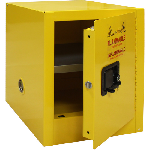 Flammable Storage Cabinet, 4 gal., 1 Door, 17" W x 22" H x 18" D Absolute Business Supply