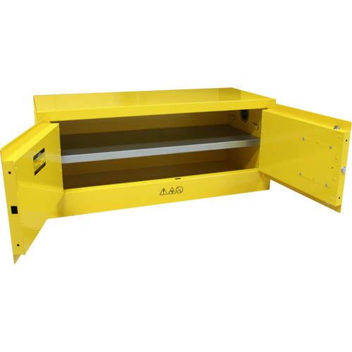 Flammable Storage Cabinet, 12 gal., 2 Door, 43" W x 18" H x 18" D Absolute Business Supply