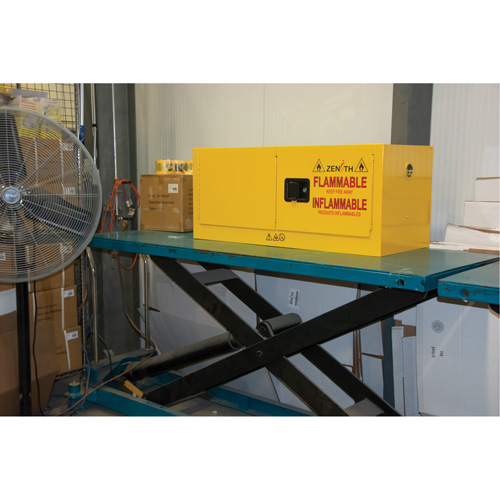 Flammable Storage Cabinet, 12 gal., 2 Door, 43" W x 18" H x 18" D Absolute Business Supply