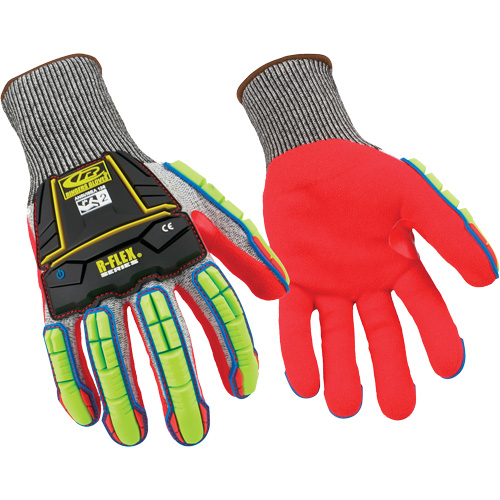 Gants r&eacute;sistants aux coupures 065, Taille T-petit/7, Calibre 13, Rev&ecirc;tement Nitrile, Enveloppe en PEHP, ANSI/ISEA 105 niveau 4 Absolute Business Supply