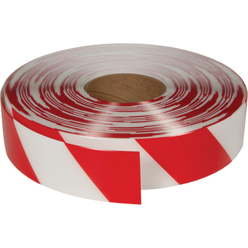 ArmorStripe&reg; Ultra Durable Floor Tape, 2" x 100', PVC, Red and White Absolute Business Supply
