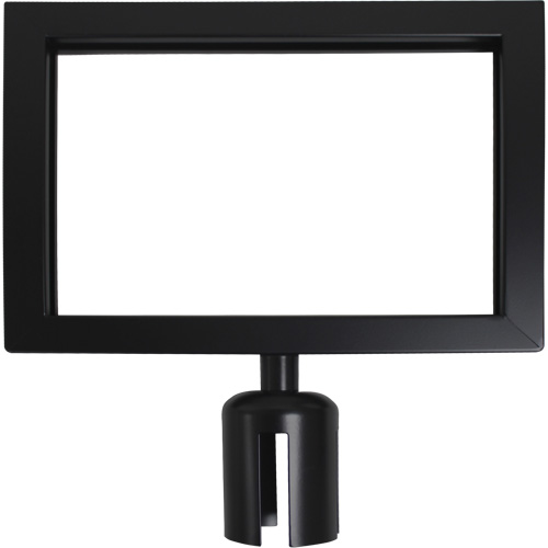 Sign Frame for Crowd Control Post, Black Absolute Business Supply