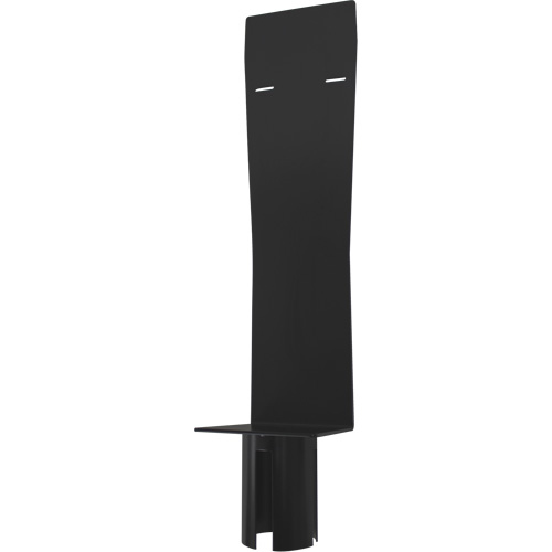 Porte-distributeur pour poteaux de barri&egrave;re pour le contr&ocirc;le des foules, Noir Absolute Business Supply