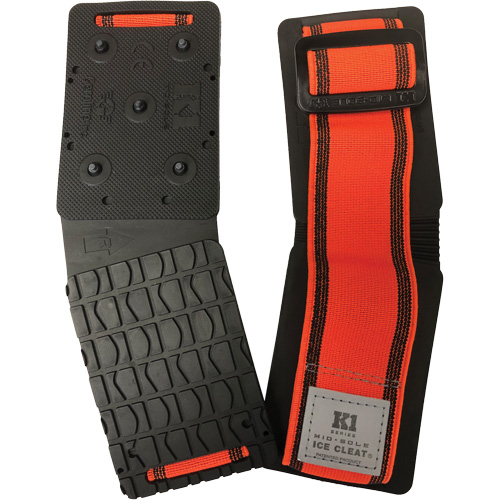 Mid-Sole Slim Ice Cleat, Tungsten Carbide, Stud Traction, One Size Absolute Business Supply