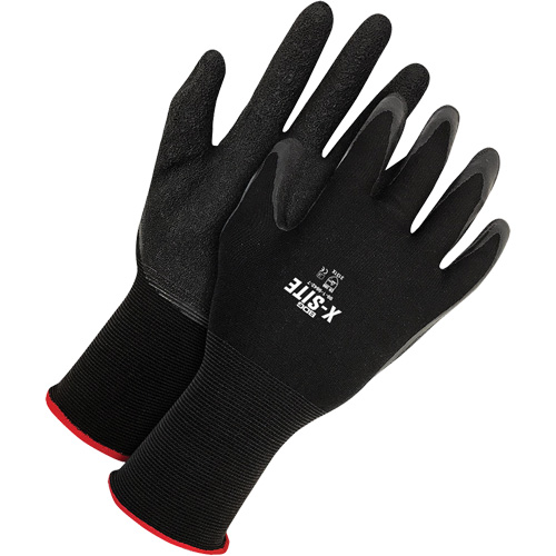 Gants enduits X-Site, 11, R&ecirc;vetement Latex, Calibre 15, Enveloppe en Nylon Absolute Business Supply