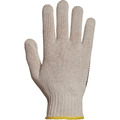 Sure Grip&reg; PVC Dotted String Knit Glove, Poly/Cotton, Single Sided, 7 Gauge, X-Small Absolute Business Supply