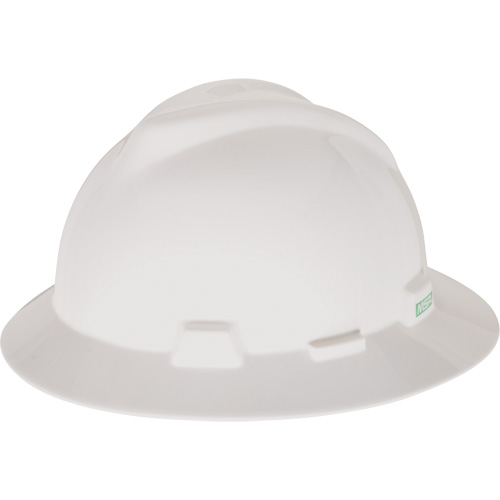 V-Gard&reg; Slotted Full-Brim Hardhat, Pinlock Suspension, Non-Vented Absolute Business Supply