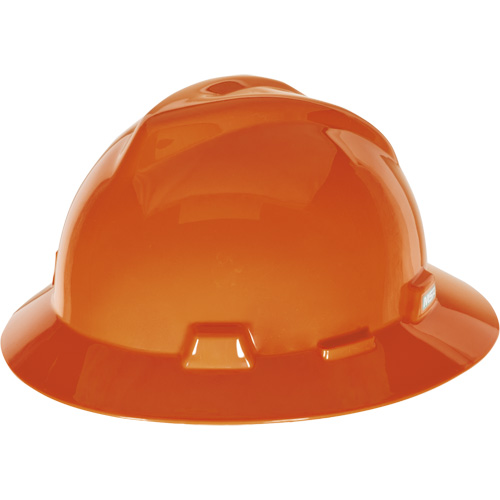 V-Gard&reg; Slotted Full-Brim Hardhat, Pinlock Suspension, Non-Vented Absolute Business Supply
