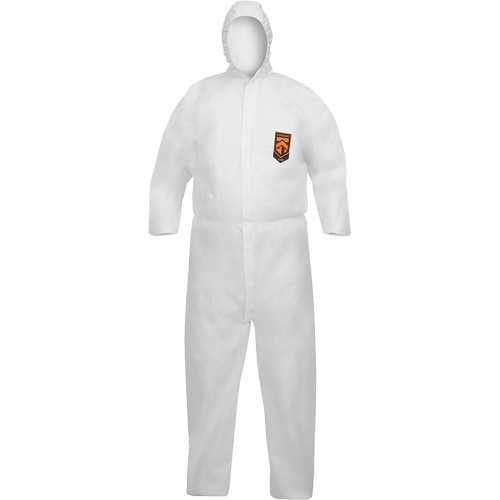 Combinaison jetable KleenGuard A40, Moyen, Blanc, Microporeux Absolute Business Supply