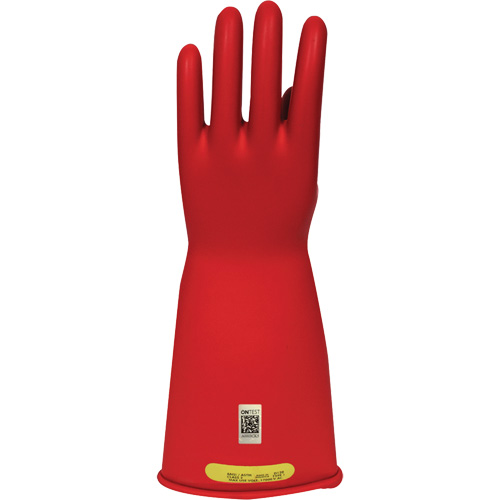 Gants en caoutchouc pour travaux &eacute;lectriques Arcguard, Taille 8, 10" lo Absolute Business Supply