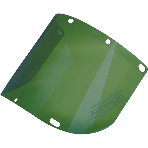 Dynamic Formed Faceshield, Polycarbonate, Green Tint Absolute Business Supply