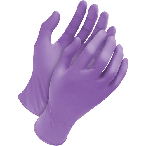 Gants tripolym&egrave;res jetables Deny, Grand, Latex/N&eacute;opr&egrave;ne/Nitrile, 6 mils, Sans poudre, Mauve Absolute Business Supply