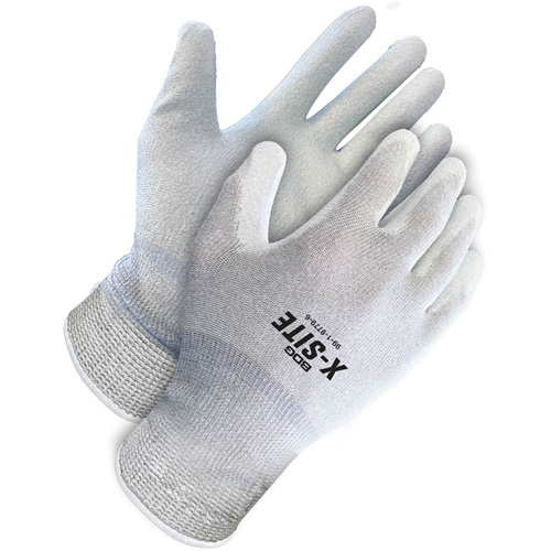 Gants enduits antistatiques X-Site, 8, R&ecirc;vetement Polyur&eacute;thane, Calibre 15, Enveloppe en Nylon/Cuivre Absolute Business Supply