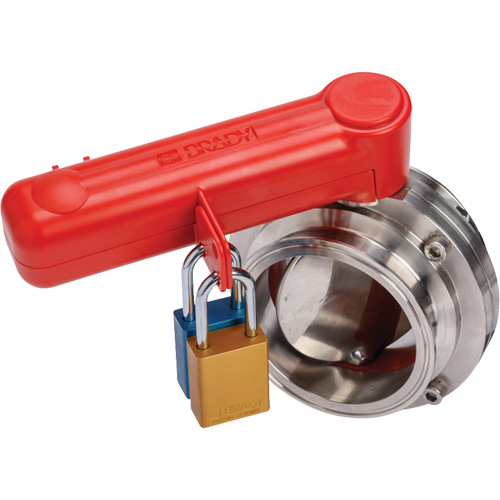 Dispositif de cadenassage pour poign&eacute;e de tirage, Type Papillon Absolute Business Supply
