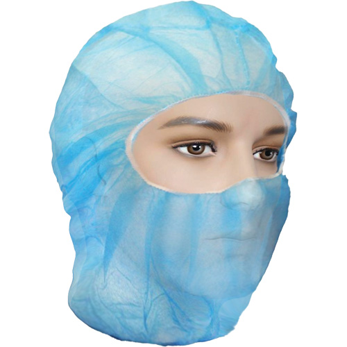 Cagoules de protection Care, Polypropyl&egrave;ne, Bleu Absolute Business Supply