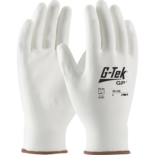 G-Tek&reg; GP Coated Gloves, Small, Polyurethane Coating, 13 Gauge, Nylon Shell Absolute Business Supply