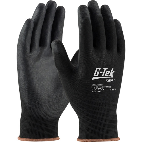 G-Tek&reg; GP Coated Gloves, Small, Polyurethane Coating, 13 Gauge, Nylon Shell Absolute Business Supply