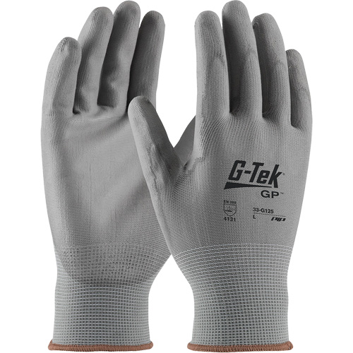 G-Tek&reg; GP Coated Gloves, X-Large, Polyurethane Coating, 13 Gauge, Nylon Shell Absolute Business Supply