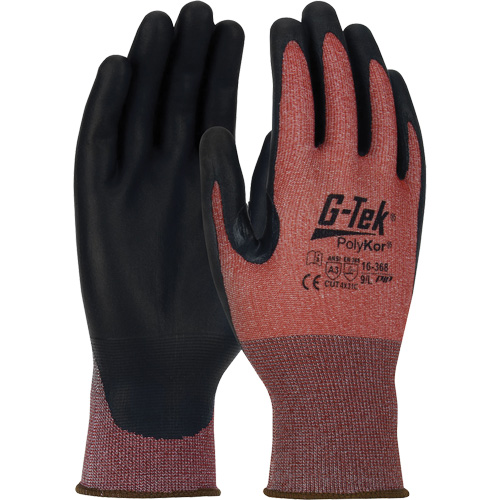 G-Tek&reg; PolyKor&reg; X7 Neuroma&reg; Cut Resistant Gloves, Size Small, 18 Gauge, Polyurethane Coated, Polyethylene Shell, ASTM ANSI Level A3/EN 388 Level C Absolute Business Supply