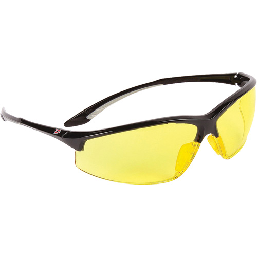 Lunettes de s&eacute;curit&eacute; &agrave; demi-monture Hummingbird Dynamic, Lentille Ambr&eacute;e, Antibu&eacute;e, ANSI Z87+/R&eacute;pond ou surpasse la norme CSA Z94.3 Absolute Business Supply