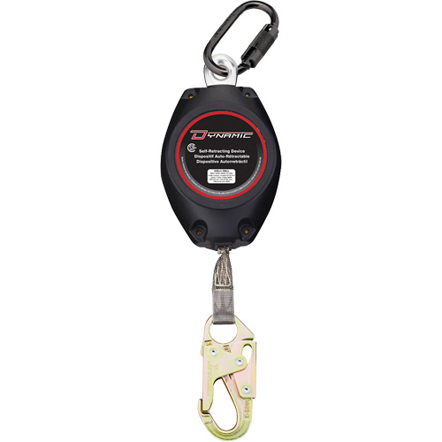 Cordage de s&eacute;curit&eacute; autor&eacute;tractable Dynamic, 20', Dyneema, Pivotant Absolute Business Supply