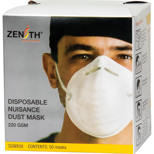 Masques jetable contre les poussi&egrave;res nuisibles Absolute Business Supply