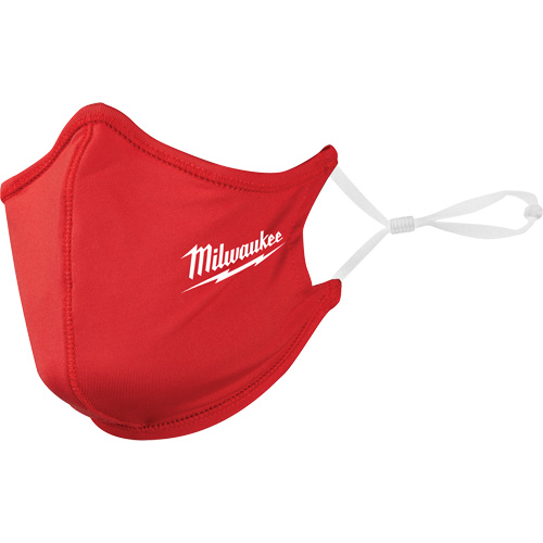 2-Layer Face Mask, Nylon/Polyester/Spandex, Red Absolute Business Supply