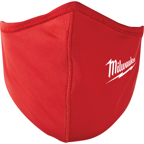 2-Layer Face Mask, Nylon/Polyester/Spandex, Red Absolute Business Supply