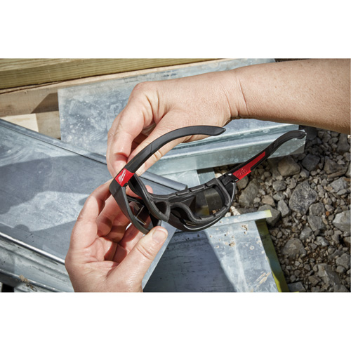 Performance Safety Glasses with Gasket, Black Lens, Polarized, Meets/Exceeds CSA Z94.3 Absolute Business Supply