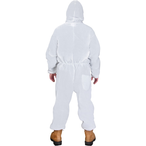 Hooded Coveralls, Medium, White, SMS Absolute Business Supply