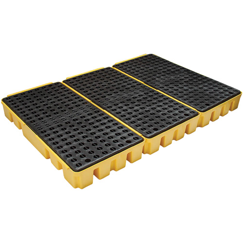 Low Profile Spill Pallet, 76.5 US gal. Spill Capacity, 72" x 49" x 6.5" Absolute Business Supply