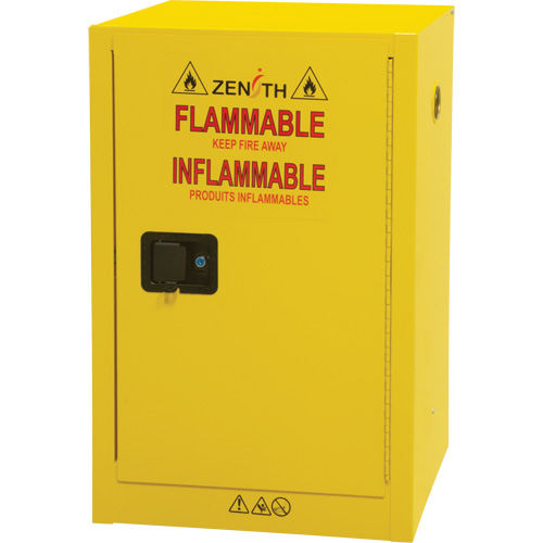 Armoire de rangement pour a&eacute;rosols inflammables, 12 gal., 1 Porte(s), 23" La x 35" h x 18" p Absolute Business Supply