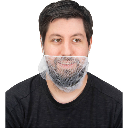 Beard Nets, Nylon, White Absolute Business Supply