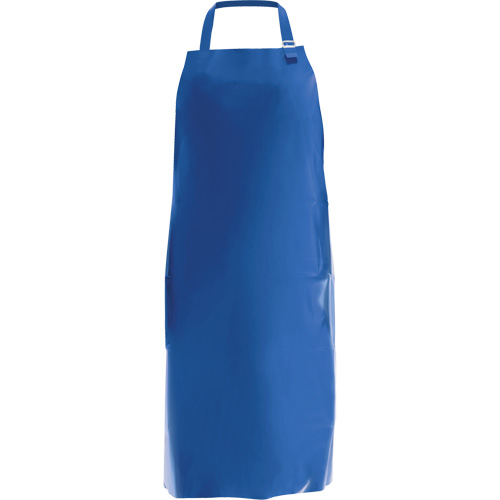 Endurosaf Bib Apron, Polyurethane, 50" L x 34" W, Blue Absolute Business Supply