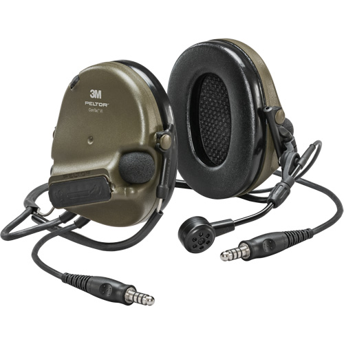 Peltor ComTac VI NIB Dual Lead Headset, Neckband Style, 22 dB Absolute Business Supply