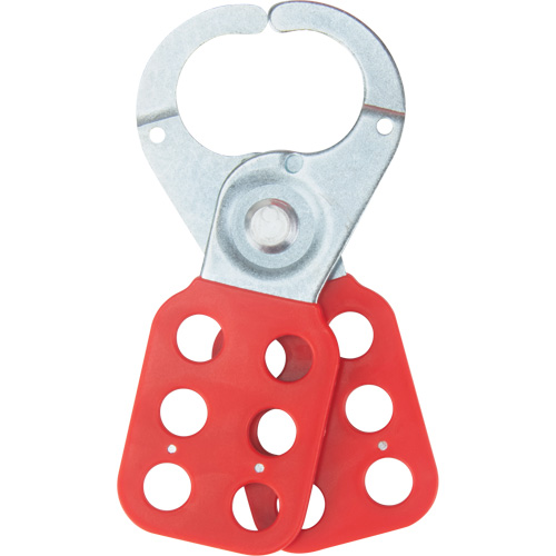 Safety Lockout Hasp, Red Absolute Business Supply