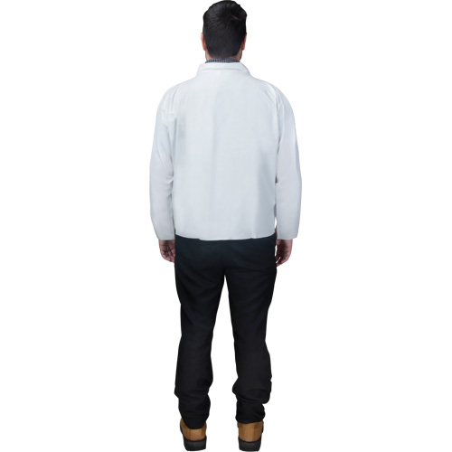 Chemise jetable, Microporeux, Petit, Blanc Absolute Business Supply