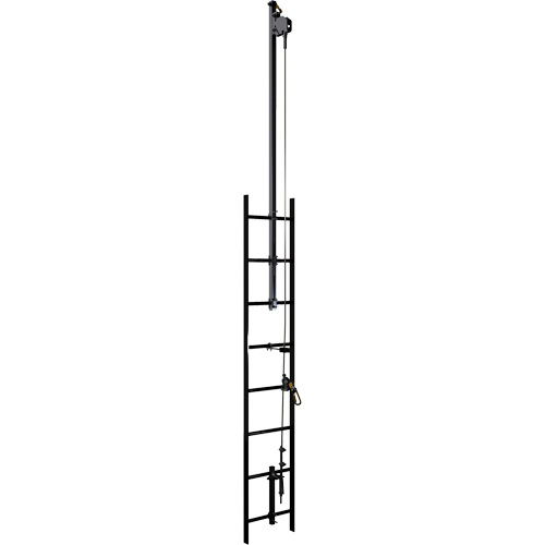 Lad-Saf Cable Vertical Safety System Climb Extension Bracketry, Galvanized Steel Absolute Business Supply
