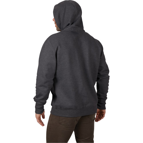 Heavy-Duty Pullover Hoodie, Men's, Small, Grey Absolute Business Supply