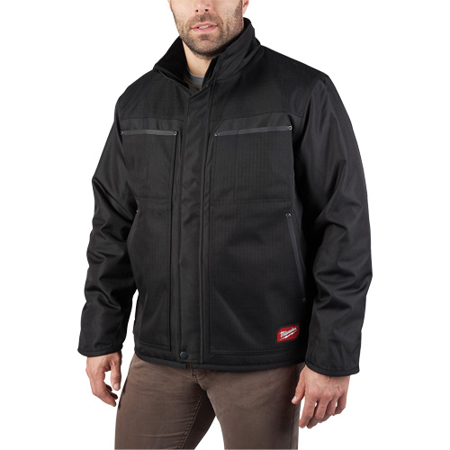GridIron Traditional Jacket, Men's, Small, Black Absolute Business Supply